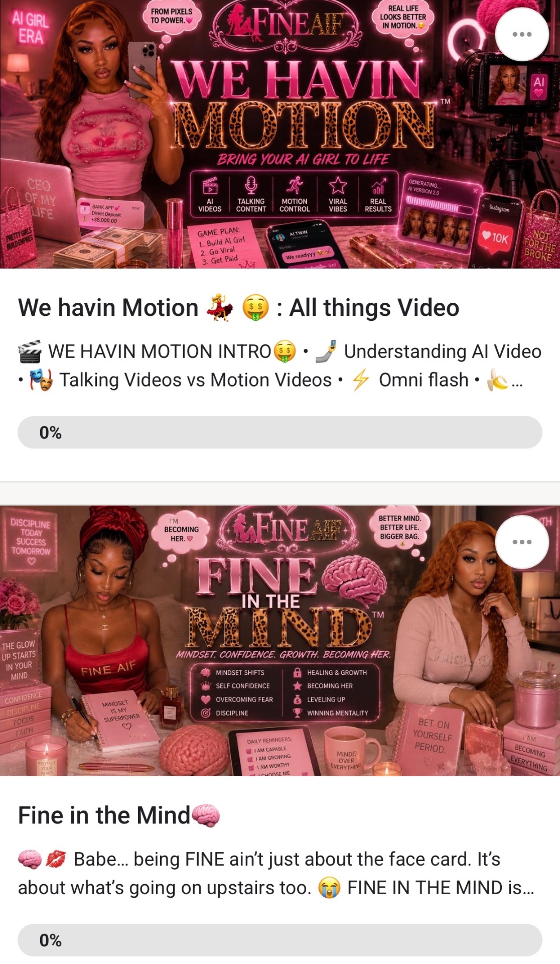 Video creation workflows